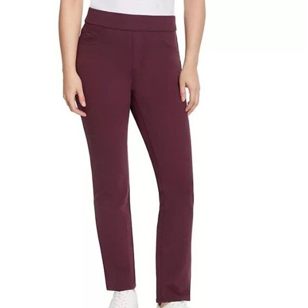 Nine West Women's Jeans 4 Heidi Pull On Denim Pant Jeans Plum Purple Size 4